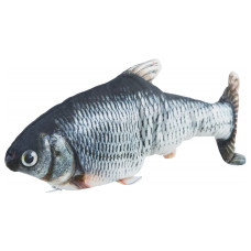 Peixe em Tecido C/ Movimento (USB) E Catnip 30 Cm